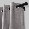 Lumi Home Furnishings Decorative Drapery Single Steel Curtain Rod Set with End Cap - 2 of 4