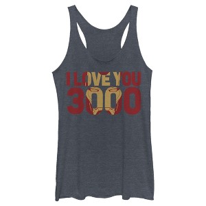 Women's Marvel Iron Man Forever Love 3000 Racerback Tank Top - 1 of 3