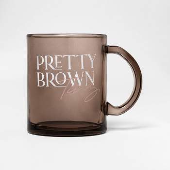 Legendary Rootz Tinted Glass 11oz Mug 'Pretty Brown Ting'