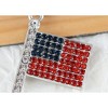 Anna-Kaci 4th of July USA American Flag Pendant Lincoln Memorial Round Elephant Necklace  for Women Men, USA Flag - 2 of 4