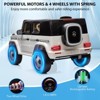 12V Kids Ride On Car, Licensed Mercedes-Benz EQG Electric Car Battery Powered w/Parent Remote Control - 4 of 4