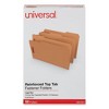 Universal Reinforced Top Tab Fastener Folders, 0.75" Expansion, 2 Fasteners, Legal Size, Brown Kraft Exterior, 50/Box - 2 of 4