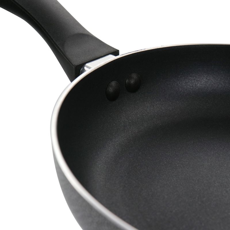Oster Clairborne 2 Piece Nonstick Aluminum Frying Pan Set in Charcoal Grey, 4 of 9