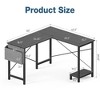 TUYOHW L Shaped Computer Desk for Gaming and Office,50''Corner Gaming Desk with CPU Stand & Side Pocket,Home Office Workstation - 3 of 4
