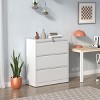 Lateral File Cabinet 3 Drawer with Lock, Metal Filing Cabinet for Home Office, Lockable File Cabinet for Legal/Letter/A4/F4 Size–The Pop Home - 2 of 4
