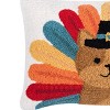 C&F Home Pilgrim Turkey Pets Hooked Pillows - 2 of 3