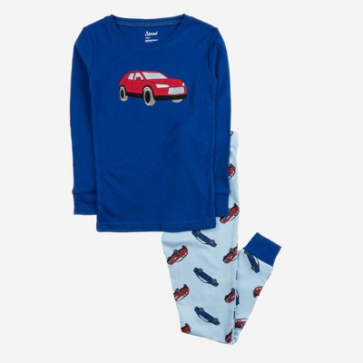 Leveret Kids Cotton Pajamas - Vehicle Prints
