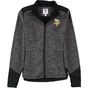 G-III Sports Womens Minnesota Vikings Track Jacket Sweatshirt - 1 of 2
