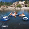 Intex Mega Chill II Inflatable 72 Can Beverage Cooler Bundled with River Run I 1 Person Inflatable Floating Lounge Water Raft (4 Pack) - 4 of 4