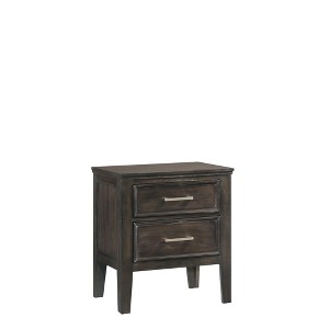 New Classic Furniture,Andover Wood Nightstand with 2 Drawers in Nutmeg - 1 of 4