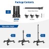 MaseiKar Heavy Duty Light Stand with Casters, 2.4ft Max Height Foldable Tripod Stand for Low-Angle/Tabletop Shooting, Photography Light Stand - 4 of 4