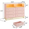 Wide Dresser for Bedroom with Charging Station - 2 of 4