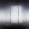 Urban Ambiance Luxury Modern Farmhouse Farmhouse Chandelier,  15-5/8" x 40",  Charcoal Finish, UHP2803 - 3 of 4