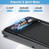 2.5HP Folding Walking Pad Treadmill with Incline – Quiet Home & Office Use, 0.5–7.5MPH, LED Display, 265lbs Capacity - 3 of 4