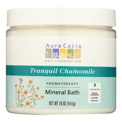 Aura Cacia Tranquil Chamomile Aromatherapy Mineral Bath - 16 oz - image 1 of 4