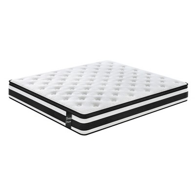 Runesay 12" Queen Hybrid Mattress with Breathalle Cooling Cover, OEKO-TEX Certified Memory Foam & Pocket Coils