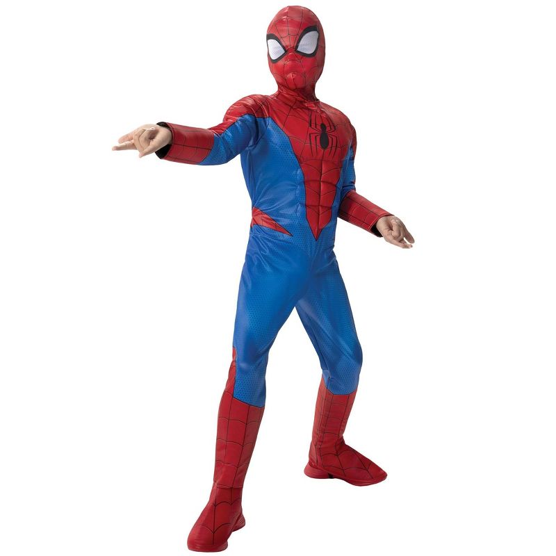 HalloweenCostumes.com Spider-Man Boy's Costume., 4 of 10