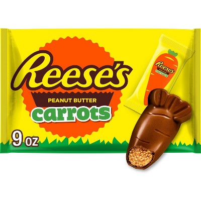 Reese's Milk Chocolate & Peanut Butter Creme Carrots Easter Candy - 9oz