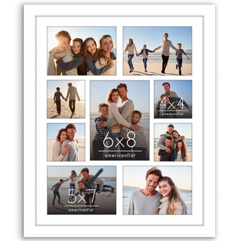 Americanflat 16x20 Collage Picture Frame - Fits One 6x8, Four 5x7, And ...