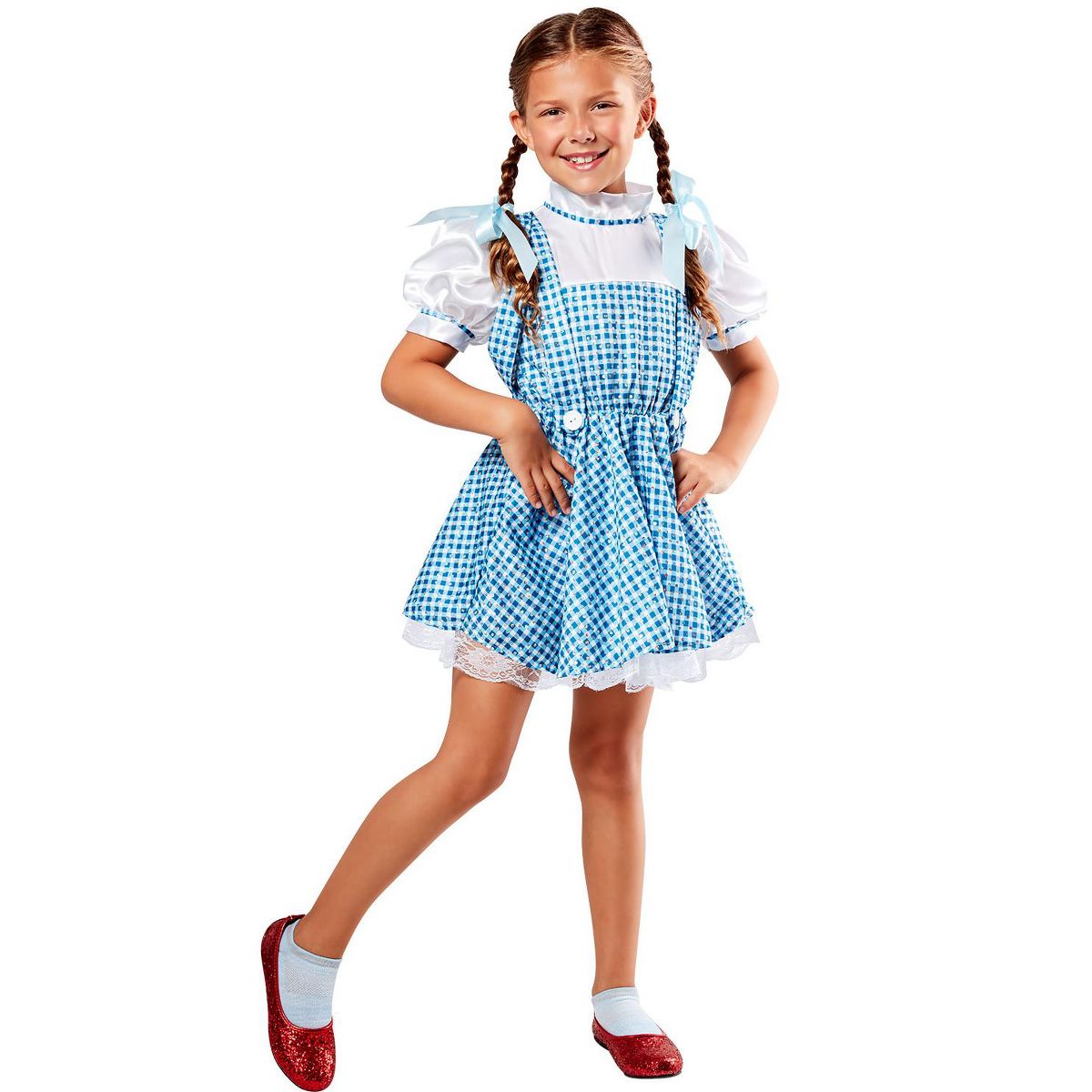 Rubies The Wizard of Oz Dorothy Girl's Sequined Dress Costume