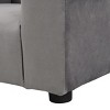 INFURNIC Sofas Kids Chair Upholstered Couch with Ottoman Premium Comfort Support for Playroom, Gray, 22.4"*16.1"*17.7" - 4 of 4