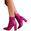 Women's Wo's Social Sweetheart Rhinestone Booties - Springland - 2 of 2
