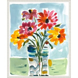 Amanti Art A Floral Gift by Vas Athas Canvas Wall Art Print Framed 16 x 20-in. - 1 of 4