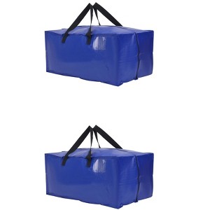 REGALWOVEN Clothes Storage Bags Moving and Foldable Bags with Handles 2 Pcs - 1 of 4