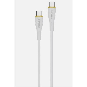 PHILCO 20W USB C to C Cable, 4Ft Length, Fast Charging, High-Speed Data Transfer, Durable and Tangle-Free - 1 of 4