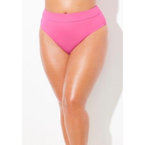 Swimsuits For All Women's Plus Size High Waist Cheeky Bikini Brief : Target