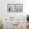 Stupell Industries Organic Birch Forest Trees 2pc Framed Print Under Glass Set - 2 of 4
