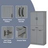 Okak Bathroom Storage Cabinet, Versatile Storage Cabinet with Adjustable Shelves for Bathroom, Living Room - 3 of 4