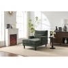 Lyngins Modern Chaise Lounge Recliner Chair with Upholstered Back,Leisure Sofa Sleeper Chair for Living Room,Bedroom - 2 of 4