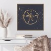 22"x22" Gold Sand Dollar I by Chris Paschke Canvas Art Bronze - Amanti Art: Coastal Abstract Decor - 4 of 4