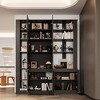 Famapy Stylish and Modern Black Bookshelf: A Fusion of Fashion and Function - 2 of 4