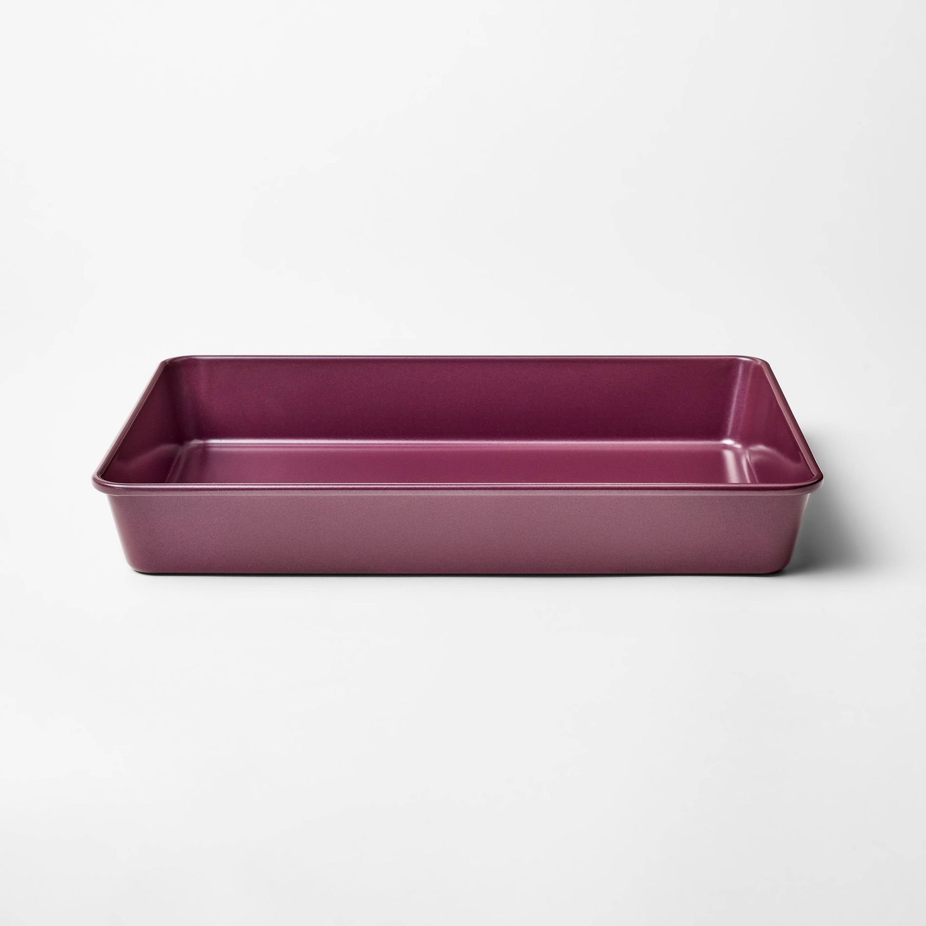 9"x13" Nonstick Aluminized Steel Cake Pan Dark Purple - Figmint™