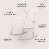 Penny Classic Slat-Back Acacia Wood Patio Outdoor Rocking Chair - JONATHAN Y - image 4 of 4