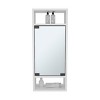 ChicFurnit Bathroom Storage Cabinet Sleek Medicine Cabinet with Mirror Door for Bathroom Use, White, 33.46"*16.93"*4" - 4 of 4