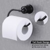 WOWOW Bathroom Toilet Paper Holder, 304 Stainless Steel Bath Toilet Tissue Holder Wall Mount - 3 of 4