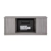 GlasFlength TV Stands and Consoles Modern Minimalist TV Stand with Open Storage for Living Room Gray,58”*15.5”*23.5" - 4 of 4