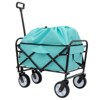 FURNIinspire Outdoor Serving Carts Heavy Duty Utility Cart Utility Wagon Grocery Cart for Camping 3pcs Liner Cover, Blue, 25.98"*17.32"*37.4" - 4 of 4
