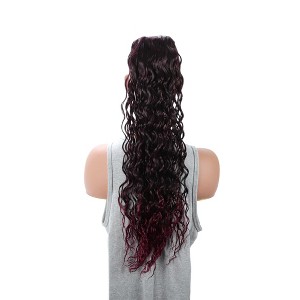 Unique Bargains Women's Latin American curly ponytail long hair Hair Extensions High Temperature Fiber 22IN 1 Pc - 1 of 4