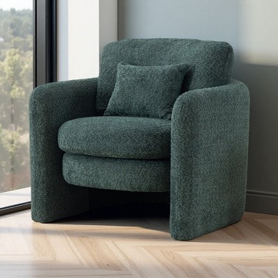 Rounded Corner Modern Chair with Ergonomic Design, Multifunctional