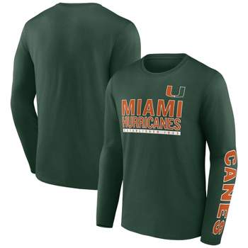 NCAA Miami Hurricanes Men's Chase Long Sleeve T-Shirt