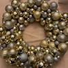 Northlight 100ct Shatterproof 3-Finish Christmas Ball Ornament Set 2.5" - Gold - 3 of 3