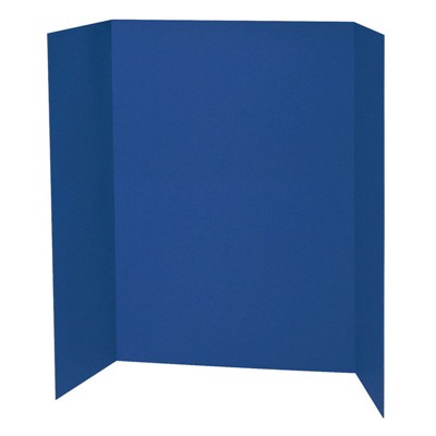 Pacon Presentation Board, Blue, Single Wall, 48" x 36", 1 Board