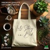 Lincove Stylish Canvas Tote Bag - Eco-Friendly, Reusable Shopping Bag - Perfect for Daily Use, Groceries, and Travel - 4 of 4