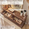 SinCiDo Farmhouse 7 Drawer Dresser, 54" Wide Wood Bedroom Furniture w/ Natural Texture & Metal Handles for Living Room, Hallway,Reclaimed Barnwood - 4 of 4