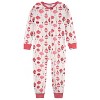 2-Pack Toddler Girls Snowflakes & Ornaments Snug Fitting Footless Pajamas - 2 of 4