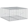 vidaXL Gabion Basket Silver Galvanized Iron 78.7 x 19.7 x 19.7 in - 2 of 4
